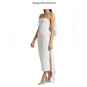 Alexia Maria silk white bow dress. Absolutely stunning. Worn once.